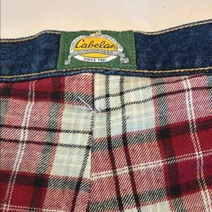 Cabela’s flannel lined jeans
Size W 42   L 34 men’s